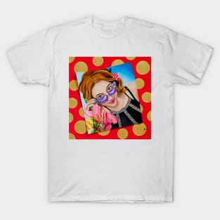 Pin-Up Girl Art T-Shirt